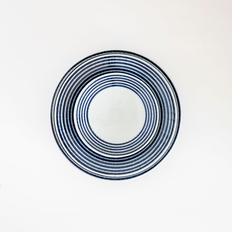 波佐見焼 藍駒 小皿