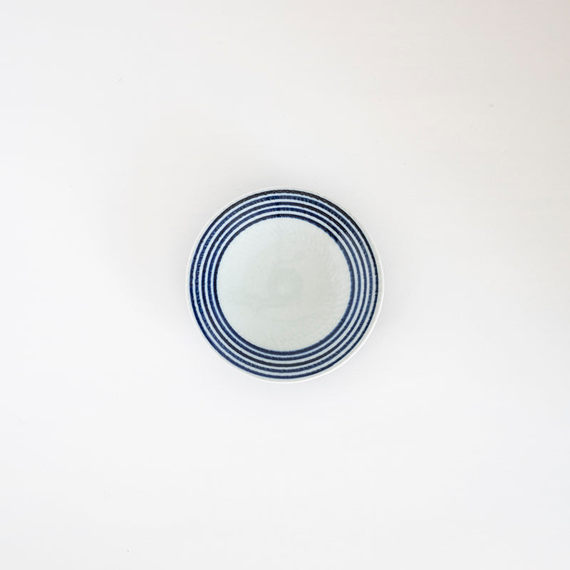 波佐見焼 藍駒 小皿