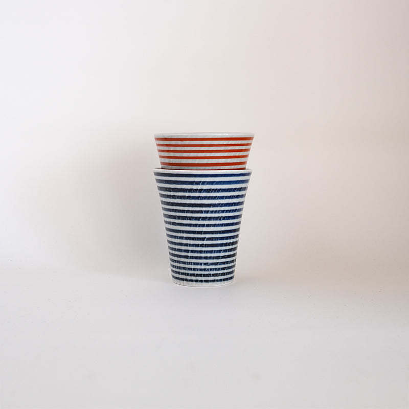 波佐見焼 朱駒 コップ 湯呑