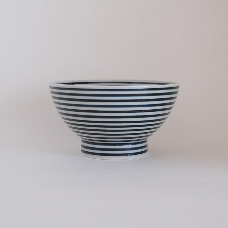 波佐見焼 藍駒 広東丼 小