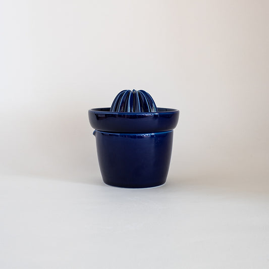 萬古焼 レモンのしぼり器 藍