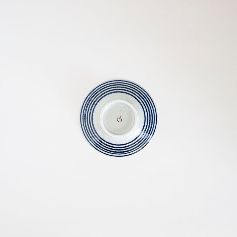 波佐見焼 藍駒 小皿