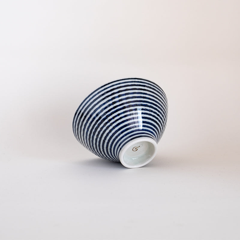 波佐見焼 藍駒 茶付 お茶碗 茶わん