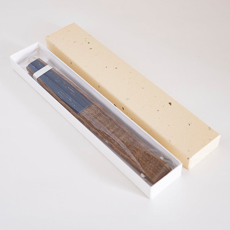 京扇子 女物紙扇 跳ね兎 紺