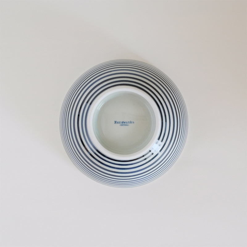 波佐見焼 藍駒 広東丼 小