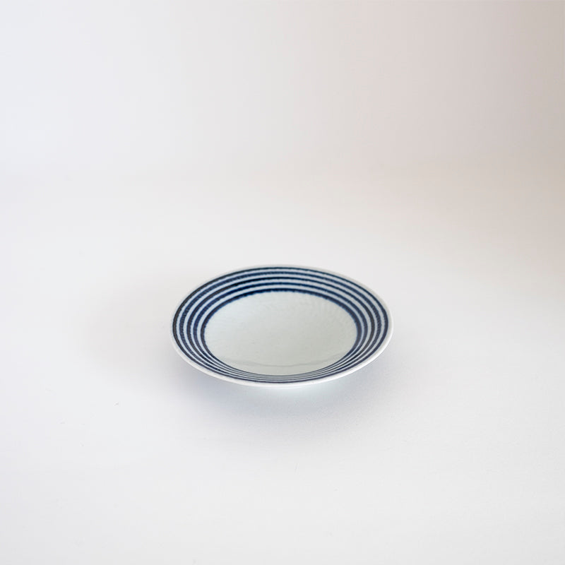 波佐見焼 藍駒 小皿