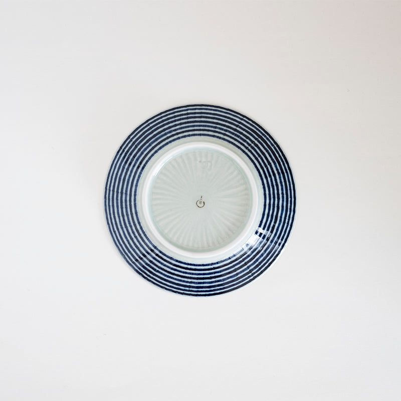 波佐見焼 藍駒 5寸皿