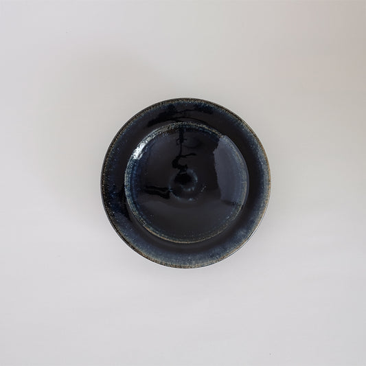 益子焼 瑠璃 ソーサー