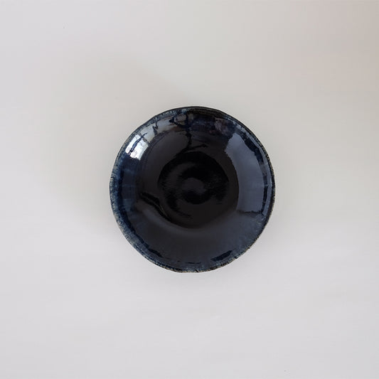 益子焼 瑠璃 取⽫