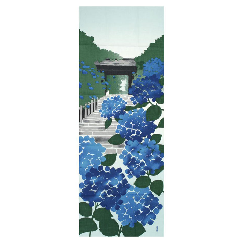絵てぬぐい あじさい物語