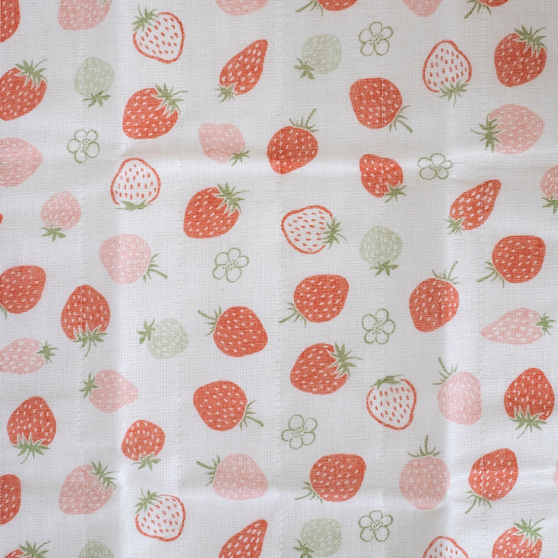 かや織ふきん いちご