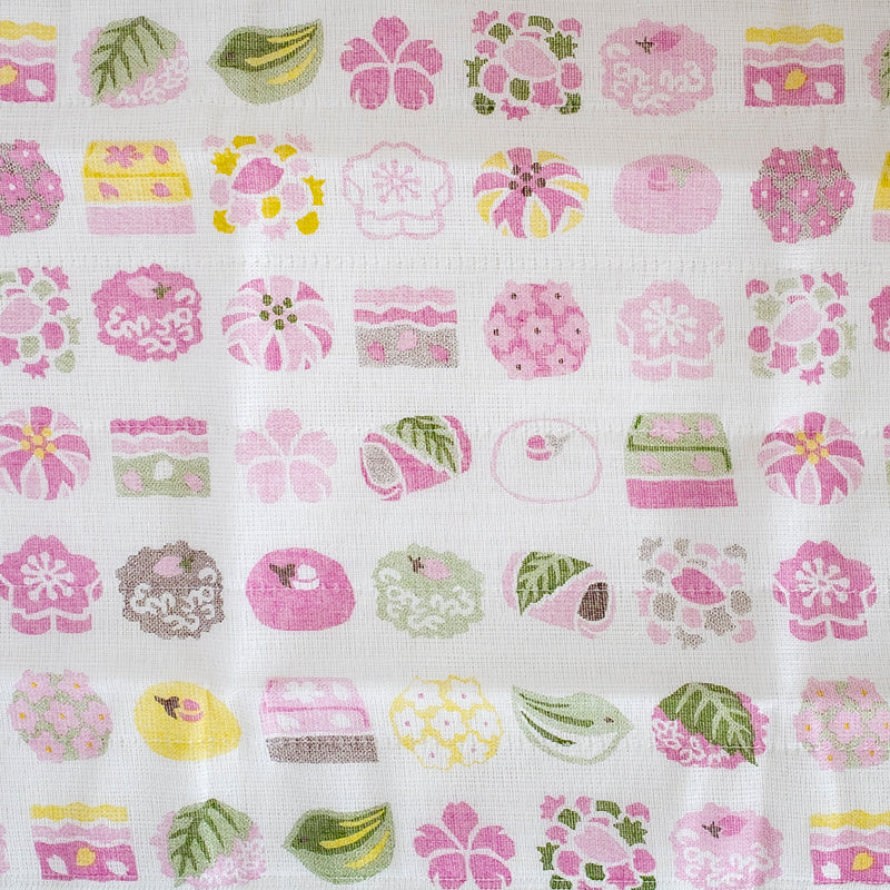 かや織ふきん 和菓子 春