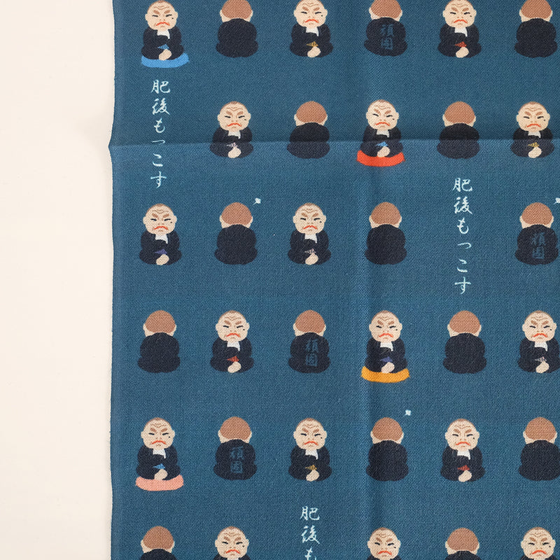 てぬぐい もっこす熊本 ブルー