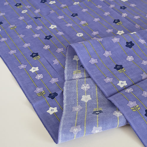 てぬぐい 桔梗つなぎ ムラサキ