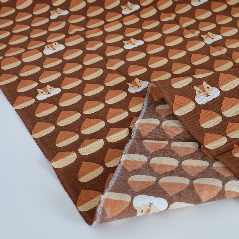 てぬぐい リスのかくれんぼ チャ