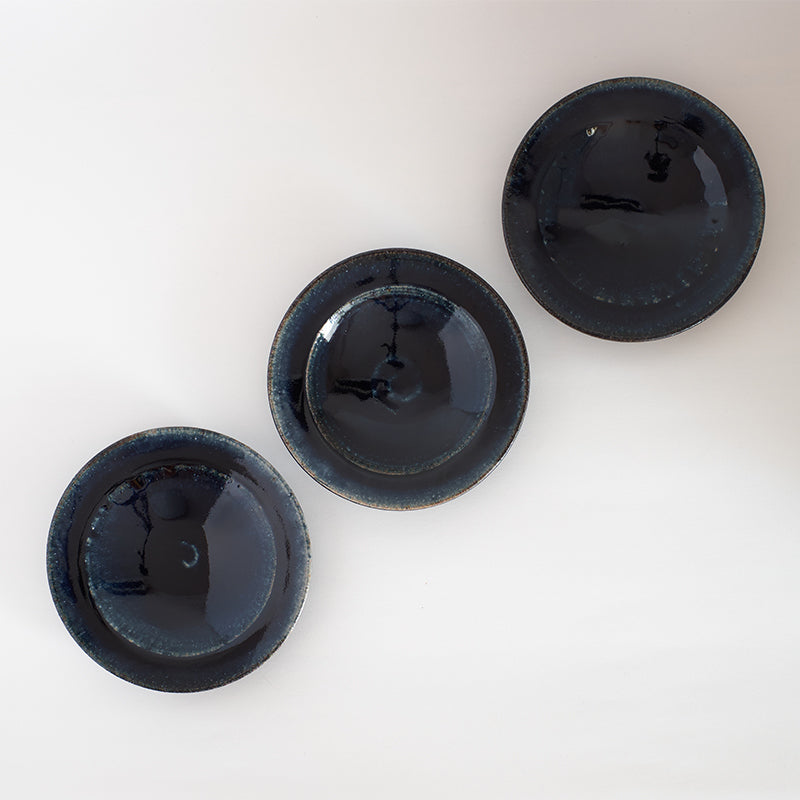 益子焼 瑠璃 ソーサー