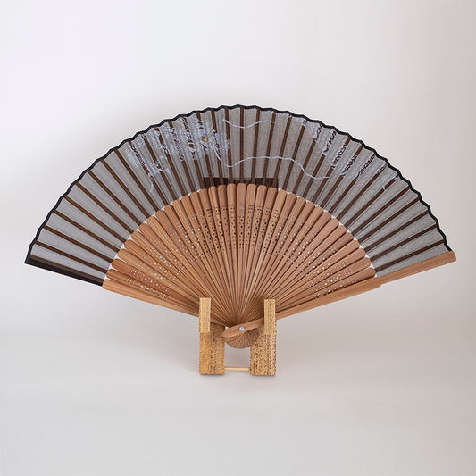 京扇子 男物絹扇 龍の眼差し