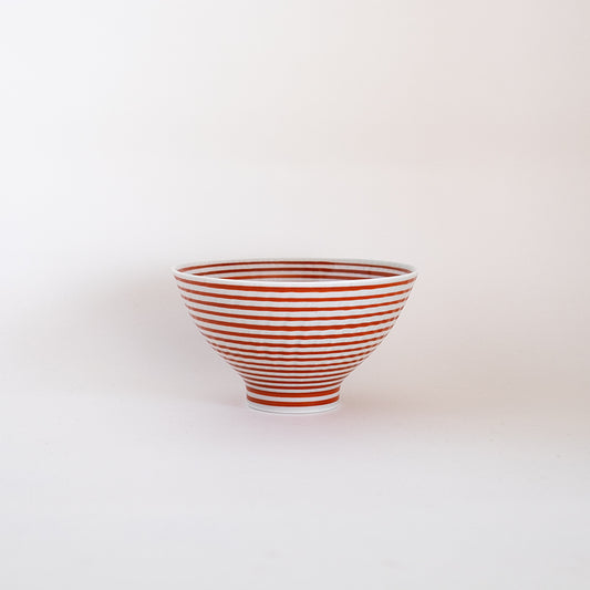 波佐見焼 朱駒 茶付 お茶碗 茶わん