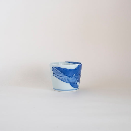 有田焼 染付ナガスくじらそば猪口