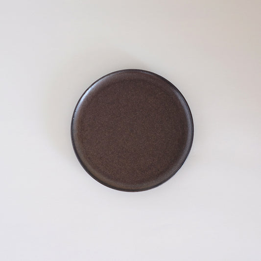 益子焼 鉄釉 ソーサー