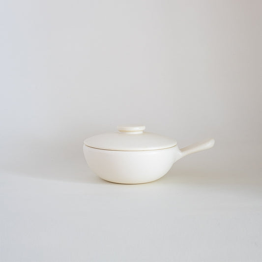 萬古焼 目玉焼き鍋 白