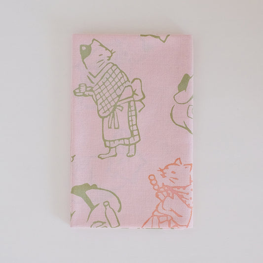 猫の茶屋 桜餅色