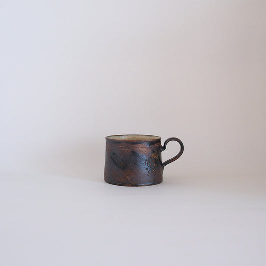 益子焼 塗鉄 マグカップ