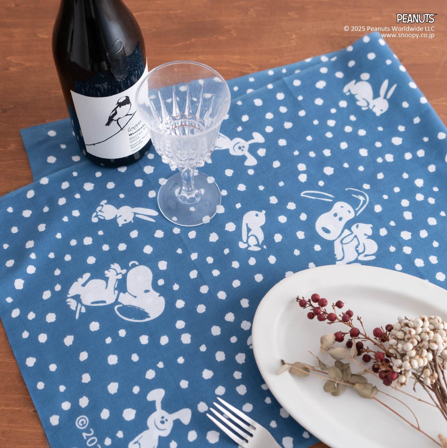 うさぎとスヌーピー