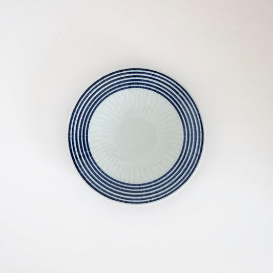 波佐見焼 藍駒 5寸皿