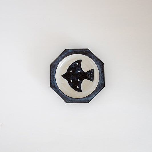 8角3.5寸皿「bird」