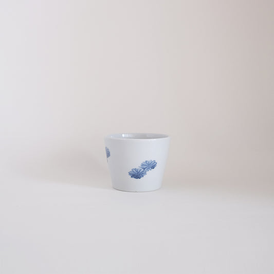 九谷焼 そば猪口「花文」