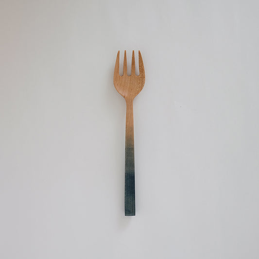 カエデ フォーク 藍染